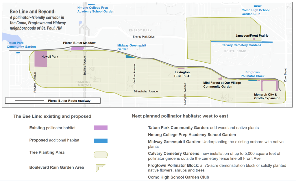 Bee Line & Beyond map 2024