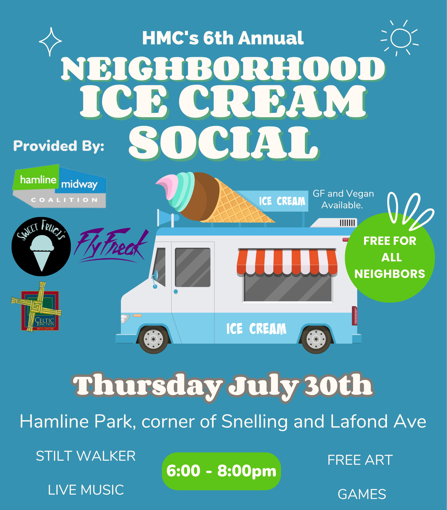 Image of Ice Cream Truck with ice cream social details